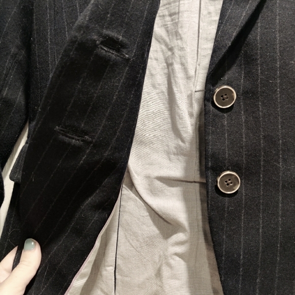 Banana Republic striped womens blazer - size 2 - Picture 2 of 9